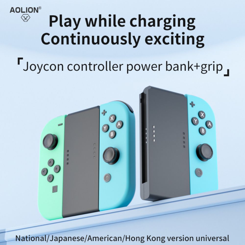 Gaming Accessories Nintendo Switch - AOLION Impugnatura di Ricarica Portatile per