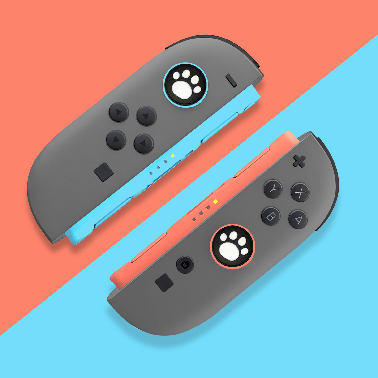 Gaming Accessories Nintendo Switch - Cappucci per impugnatura in silicone per