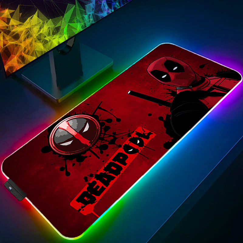 Gaming Accessories Gamer - Tappetino per mouse a LED Retroilluminazione