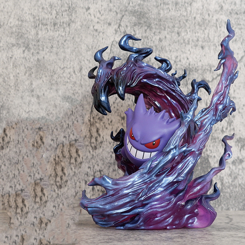 Gaming Accessories Toys - Statuetta Anime Pokemon Gengar Versione Battaglia