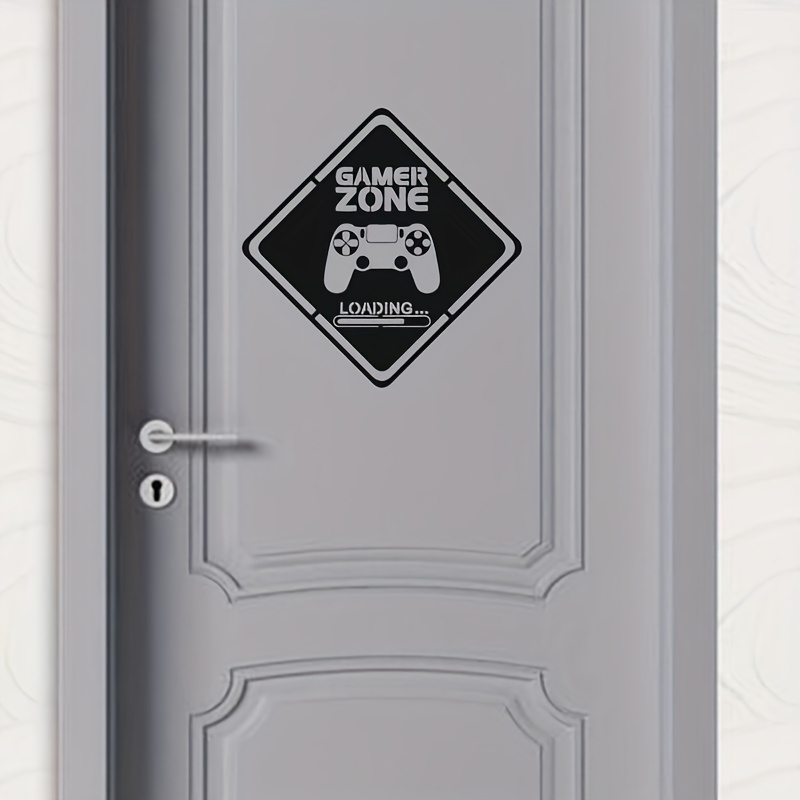 Gaming Accessories For Bedroom - 1 adesivo in vinile da parete