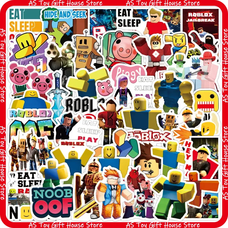 Gaming Accessories Roblox - 50 Pezzi Adesivi Roblox Impermeabili Creativi