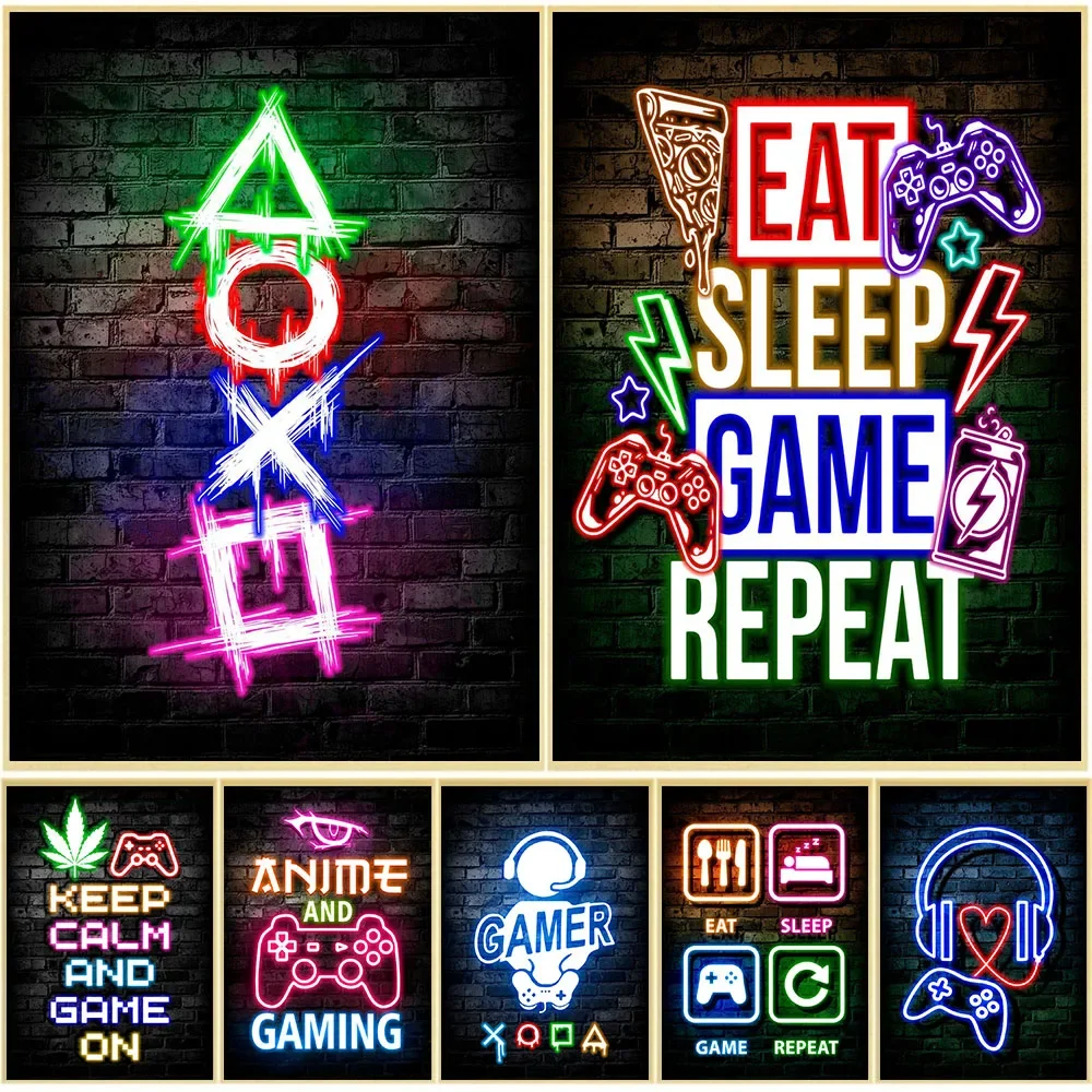 Gaming Accessories For Bedroom - Poster e Quadri su Tela con