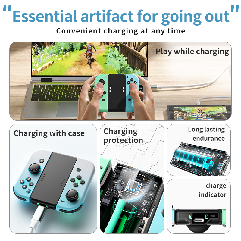 AOLION Impugnatura di Ricarica - Gaming Accessories Nintendo Switch recensione e prezzo