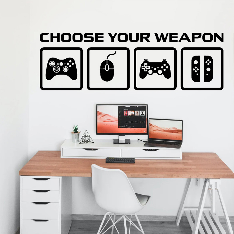 Decalcomania della parete dell - Gaming Accessories Wall recensione e prezzo