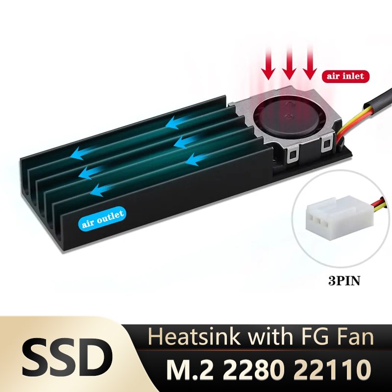 Gdstime M.2 2280 22110 Ventola - M2 Heatsink Cooler recensione e prezzo