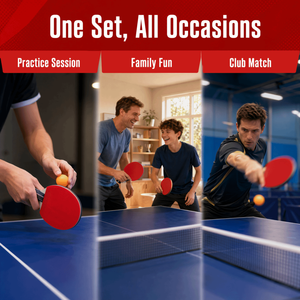 Set di 6 Racchette da Ping Pon - Case Mesh Panel recensione e prezzo