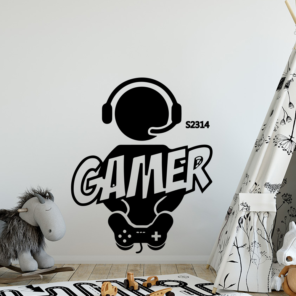 1pc Gamer Wall Art Decal For K - Gaming Accessories For Bedroom recensione e prezzo