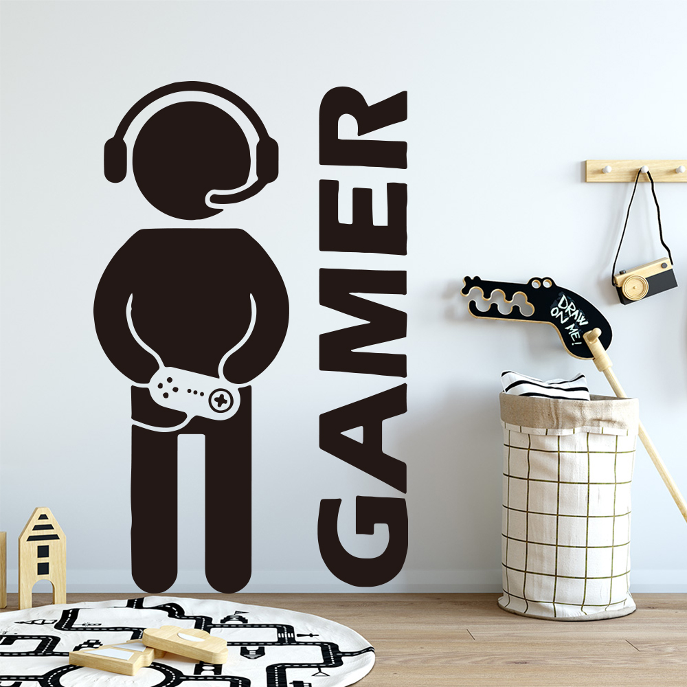 1pc Gamer Wall Art Decal For K - Gaming Accessories For Bedroom recensione e prezzo